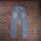 Lee W24 L28 Skinny Classic Ripped Style Blue Denim Jeans