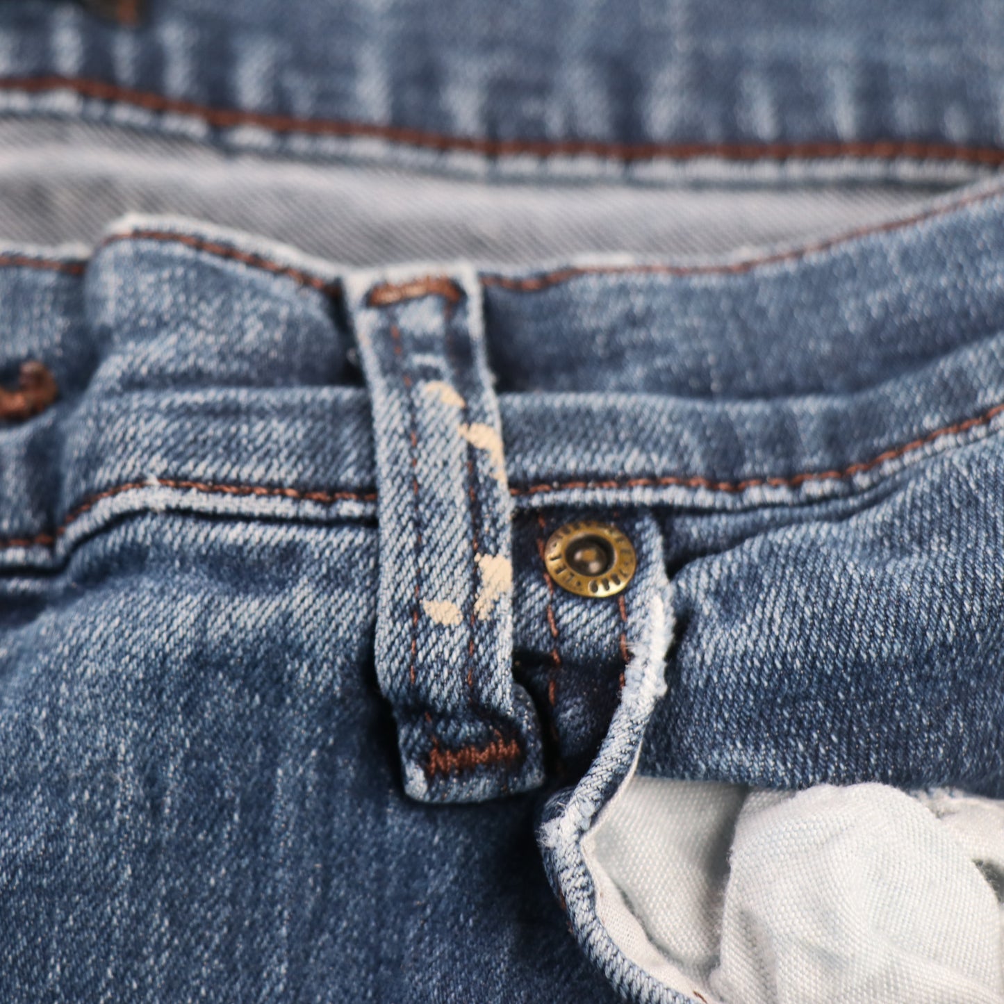 Lee W34 L32 Straight Leg Relaxed Fit Blue Denim Jeans