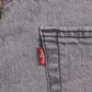 Levi's 505 W34 L27 Straight Leg Regular Fit Grey Denim Jeans