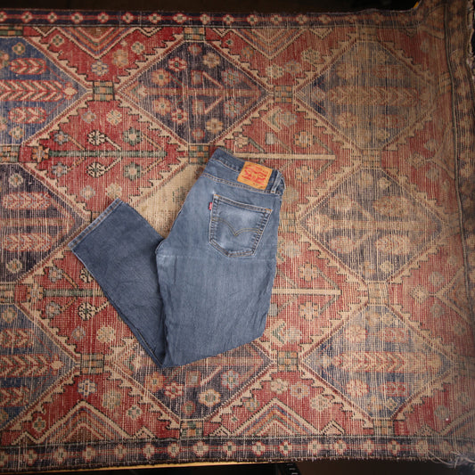 Levi's 511 W34 L27 Slim Fit Blue Denim Jeans