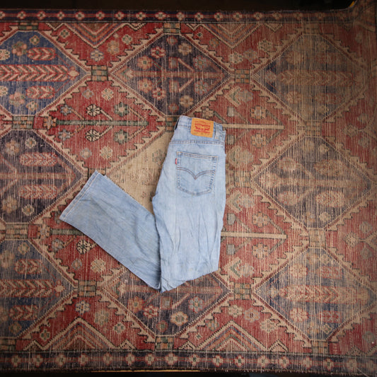 Levi's 514 W26 L28 Straight Leg Blue Denim Jeans
