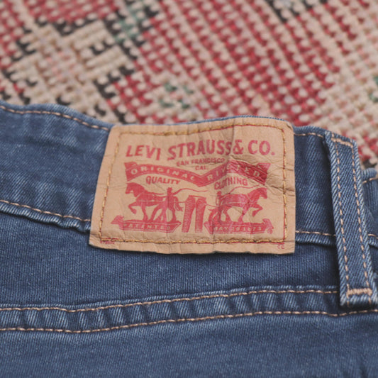 Levi's 711 W26 L29 Skinny Blue Denim Jeans