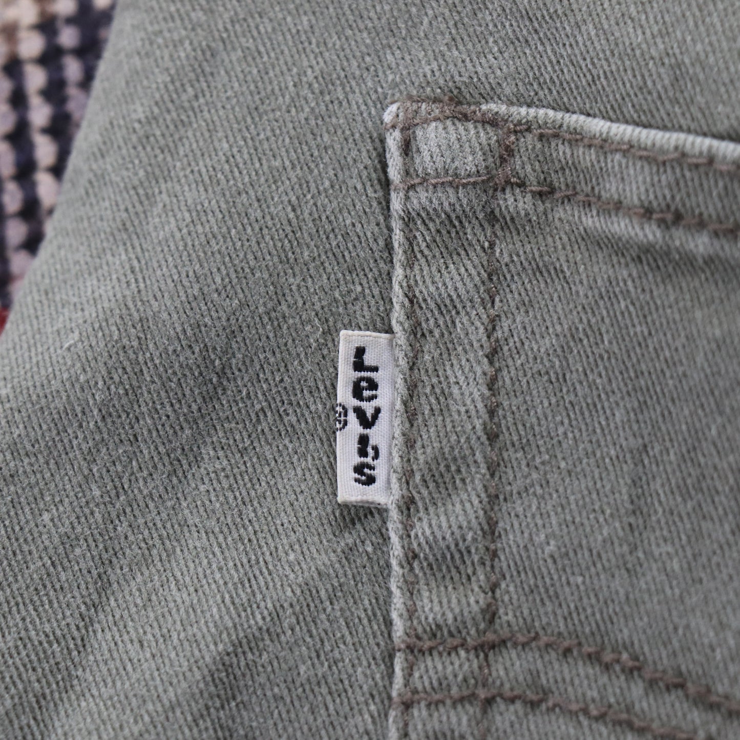 Levi's 511 White Tab W30 L29 Slim Fit Green Denim Jeans