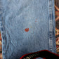Wrangler W34 L31 Straight Leg Relaxed Fit Blue Denim Jeans