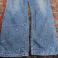 Wrangler W34 L28 Straight Leg Blue Denim Jeans