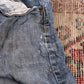 Wrangler W34 L31 Straight Leg Slim Fit Classic Ripped Style Blue Denim Jeans