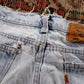 Levi's 501 Orange Tab W34 L28 Original Fit Blue Denim Jeans