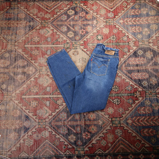 Levi's W28 L27 Skinny Blue Denim Jeans