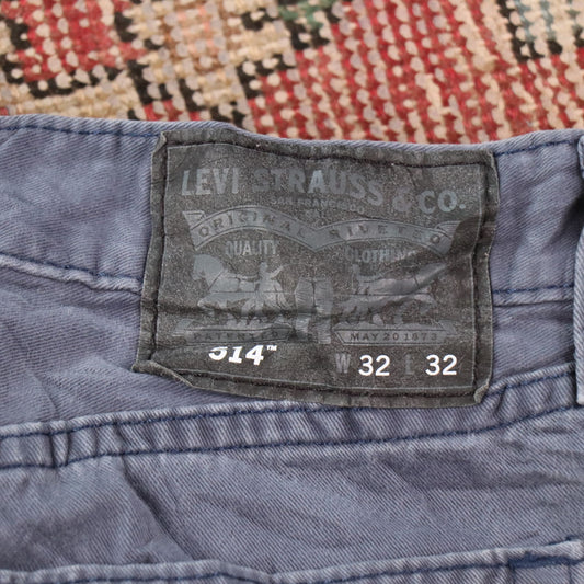 Levi's 514 W32 L31 Straight Leg Blue Denim Jeans