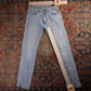 Levi's 505 Red Tab W26 L33 Straight Leg Regular Fit Blue Denim Jeans