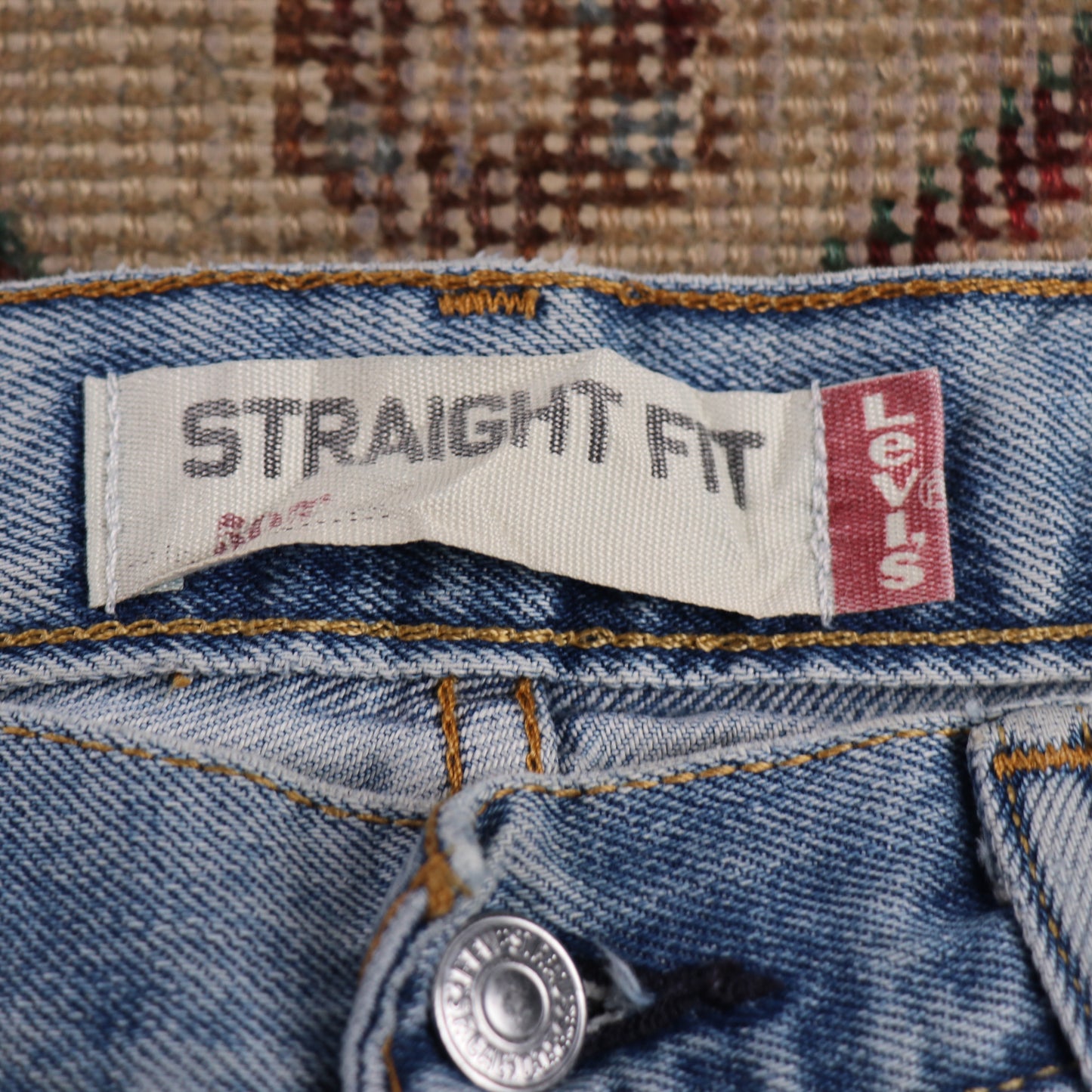 Levi's 505 W34 L29 Straight Leg Regular Fit Blue Denim Jeans