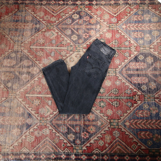 Levi's 511 W28 L28 Slim Fit Black Denim Jeans