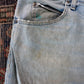 Wrangler W36 L32 Straight Leg Relaxed Fit Classic Ripped Style Blue Denim Jeans