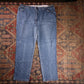 Lee W44 L29 Straight Leg Loose Fit Blue Denim Jeans