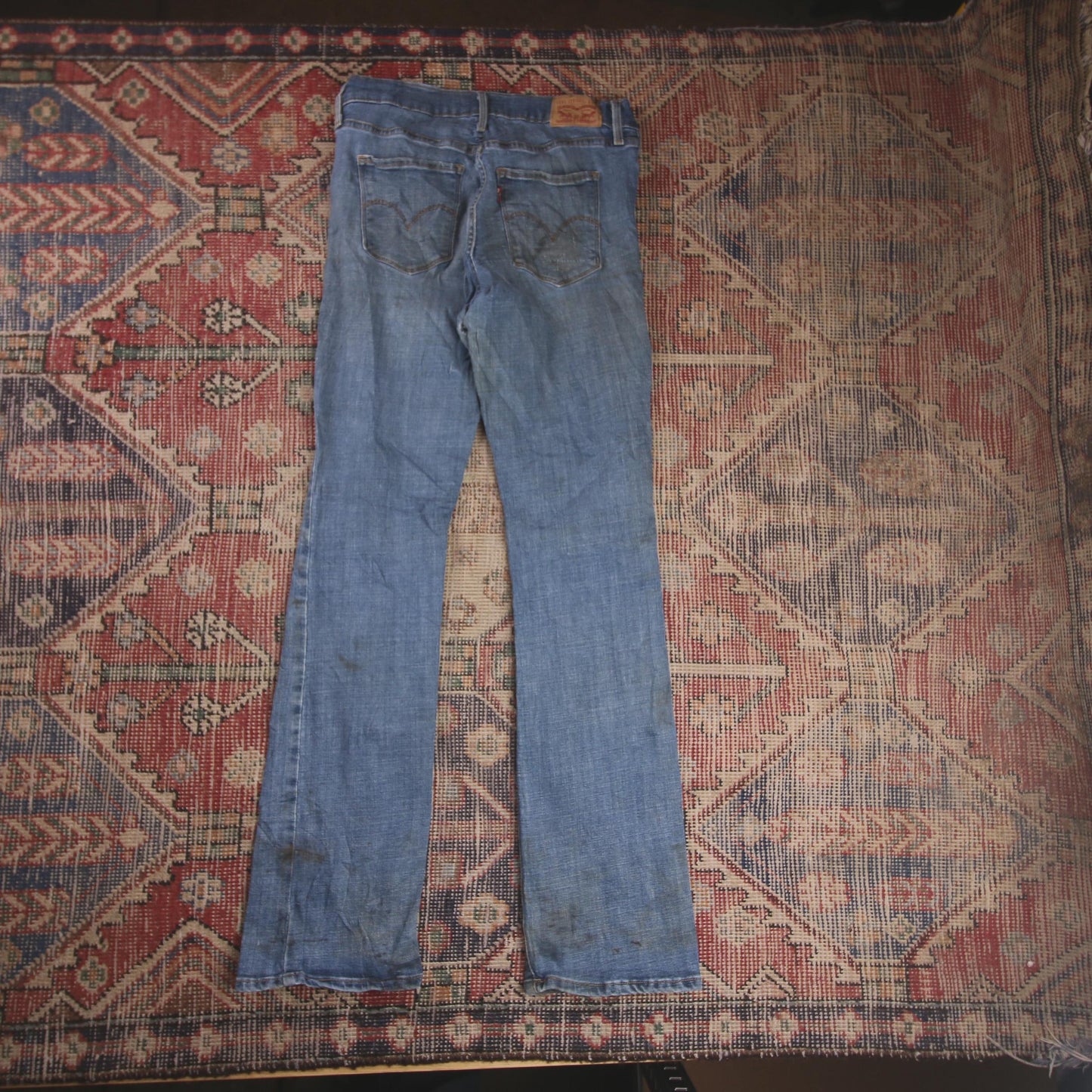 Levi's 315 W30 L30 Flared Blue Denim Jeans