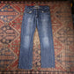 Wrangler W32 L30 Straight Leg Relaxed Fit Blue Denim Jeans