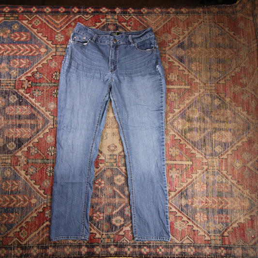 Lee W34 L28 Skinny Blue Denim Jeans