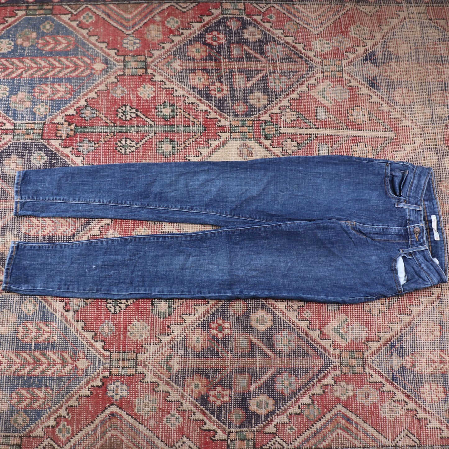 Levi's W24 L29 Skinny Blue Denim Jeans