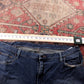 Wrangler W36 L30 Straight Classic Ripped Style Blue Denim Jeans