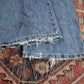 Wrangler W38 L34 Straight Leg Relaxed Fit Blue Denim Jeans
