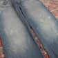 Lee W34 L31 Straight Leg Relaxed Fit Blue Denim Jeans