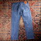 Levi's 505 Red Tab W60 L30 Straight Leg Regular Fit Blue Denim Jeans