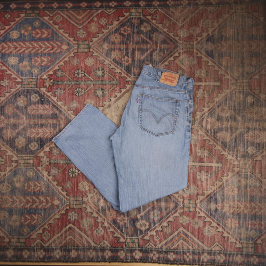 Levi's 559 W36 L29 Straight Leg Relaxed Fit Blue Denim Jeans