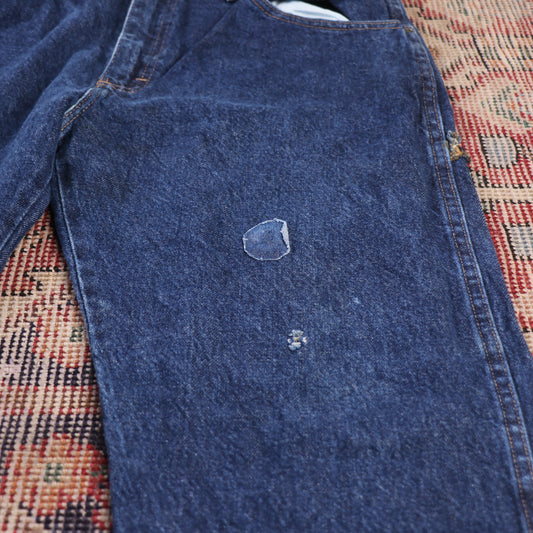 Wrangler W32 L30 Straight Leg Relaxed Fit Blue Denim Jeans