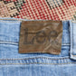 Lee W36 L30 Straight Leg Relaxed Fit Blue Denim Jeans
