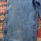 Wrangler W30 L30 Straight Leg Relaxed Fit Blue Denim Jeans