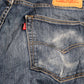 Levi's 505 W36 L33 Straight Leg Regular Fit Blue Denim Jeans