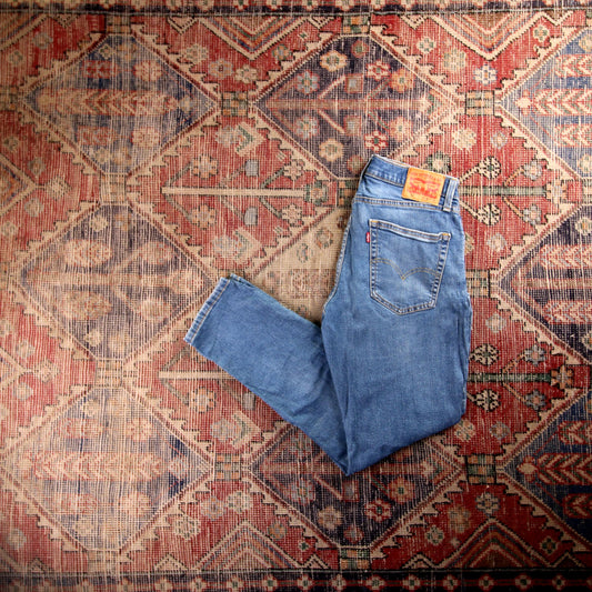 Levi's 581 Red Tab W30 L29 Skinny Blue Denim Jeans