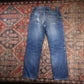 Wrangler W30 L31 Straight Leg Loose Fit Blue Denim Jeans
