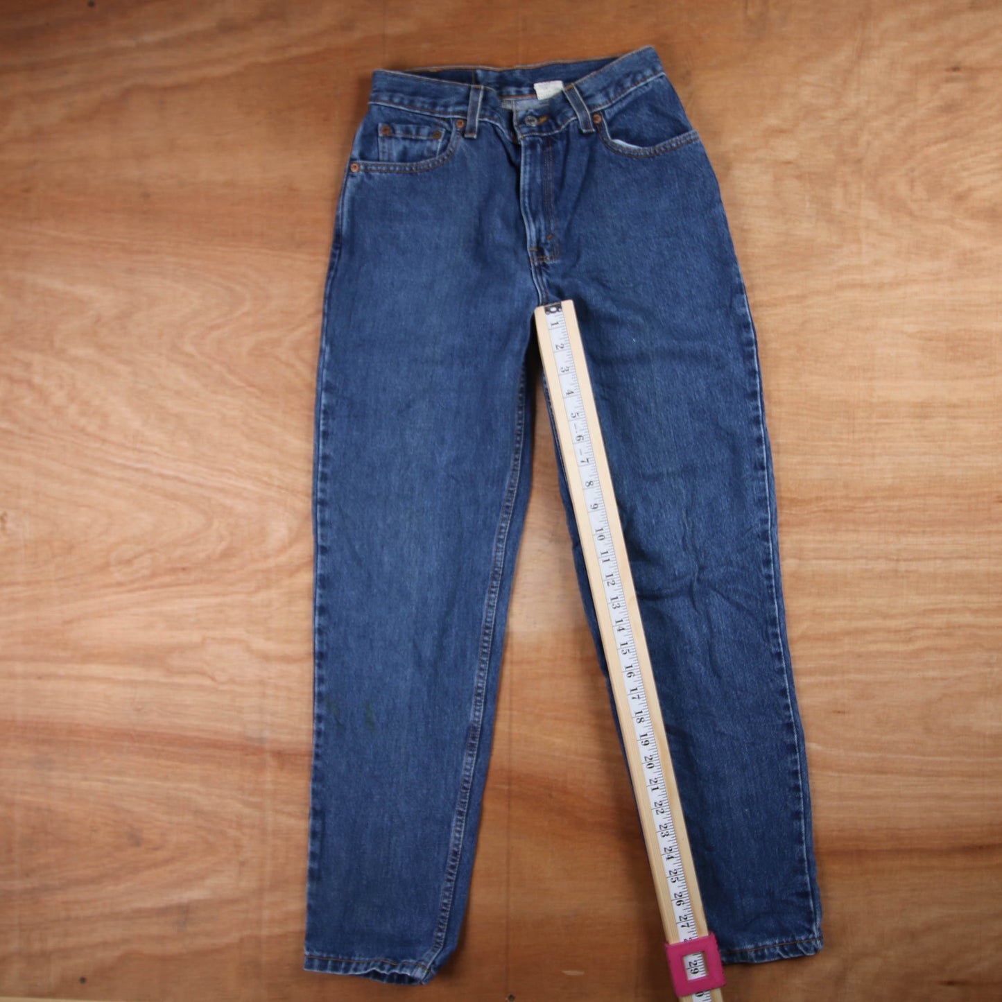 Levi's 501 Red Tab W26 L31 Original Fit Blue Denim Jeans