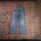 Lee W24 L24 Straight Leg Relaxed Fit Blue Denim Jeans