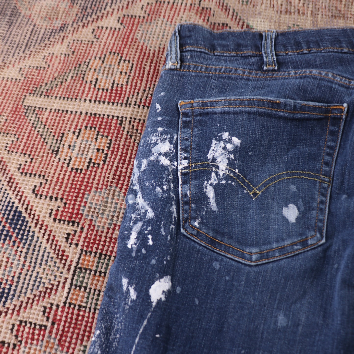 Levi's 511 Red Tab W38 L28 Slim Fit Blue Denim Jeans