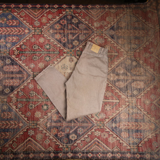 Lee W28 L28 Tapered Leg Relaxed Fit Beige Denim Jeans