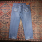 Levi's 550 W40 L30 Tapered Leg Relaxed Fit Blue Denim Jeans