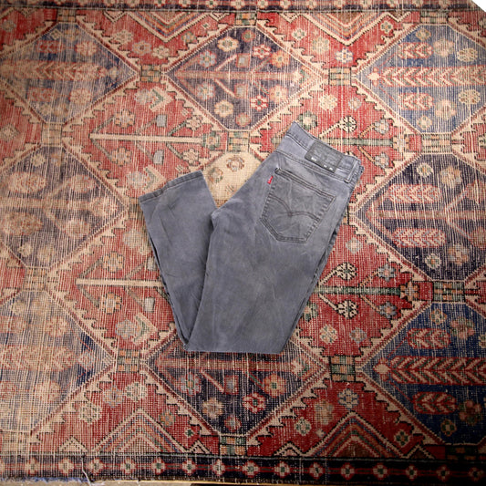 Levi's 511 W34 L26 Slim Fit Grey Denim Jeans