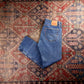 Levi's 505 Red Tab W34 L30 Straight Leg Regular Fit Blue Denim Jeans