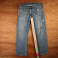 Levi's 514 Red Tab W36 L29 Straight Leg Blue Denim Jeans