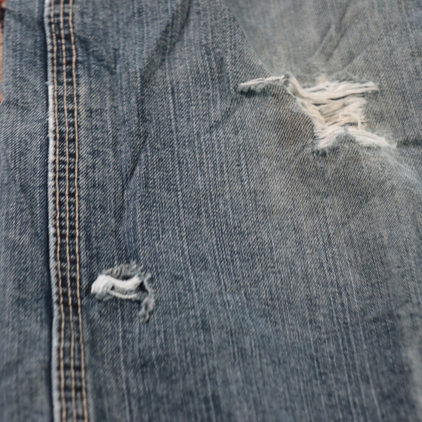 Lee W36 L31 Carpenter Classic Ripped Style Blue Denim Jeans