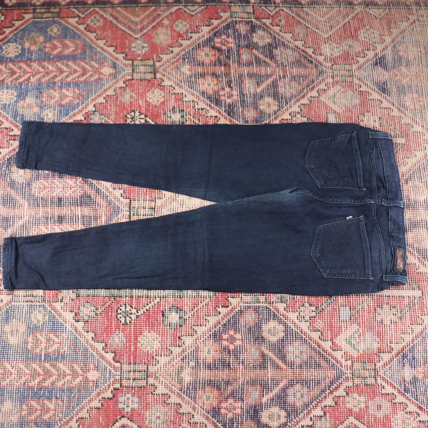 Levi's W30 L26 Straight Black Denim Jeans