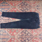 Levi's W30 L26 Straight Black Denim Jeans
