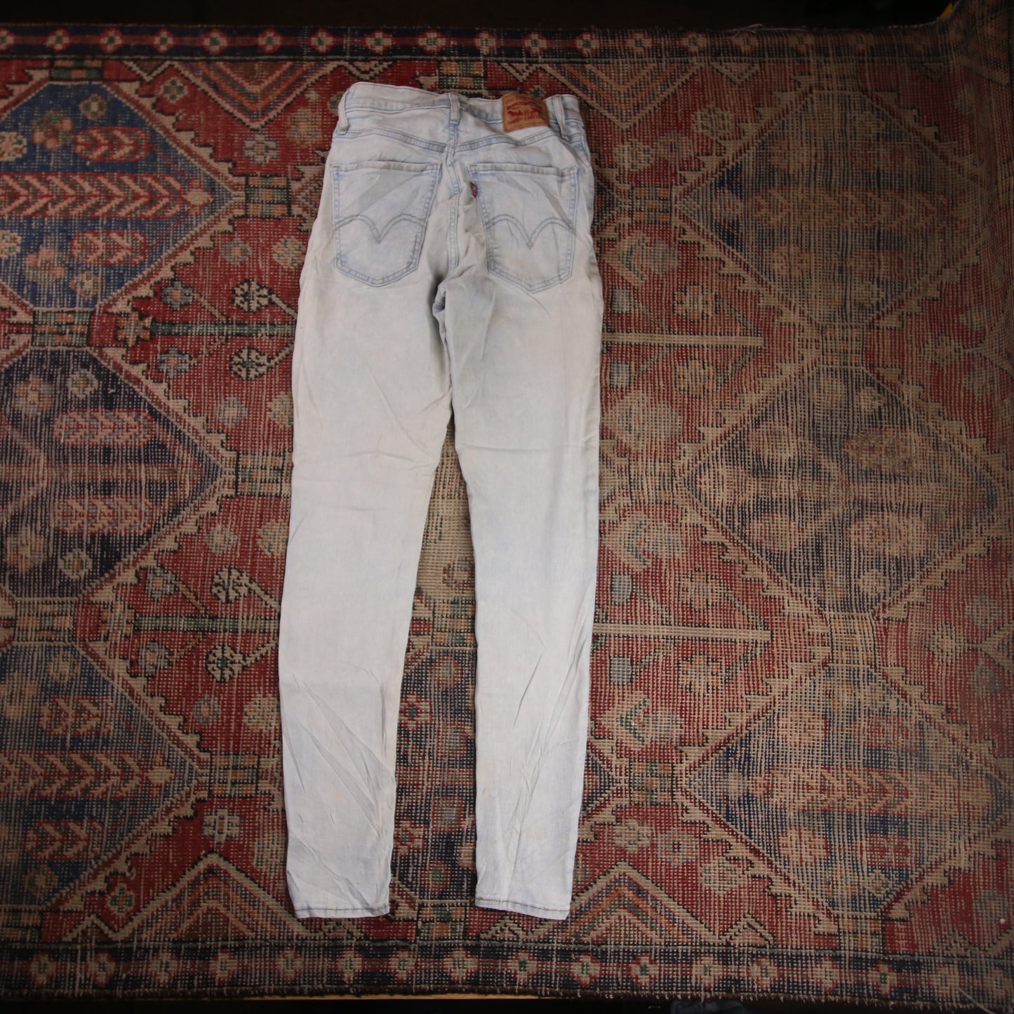 Levi's W26 L29 Skinny Blue Denim Jeans