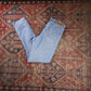 Wrangler W36 L34 Straight Leg Relaxed Fit Blue Denim Jeans