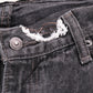 Levi's 505 W38 L33 Straight Leg Regular Fit Black Denim Jeans