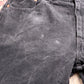 Levi's W36 L32 Straight Leg Loose Fit Black Denim Jeans