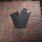Levi's 505 W38 L28 Straight Leg Regular Fit Black Denim Jeans