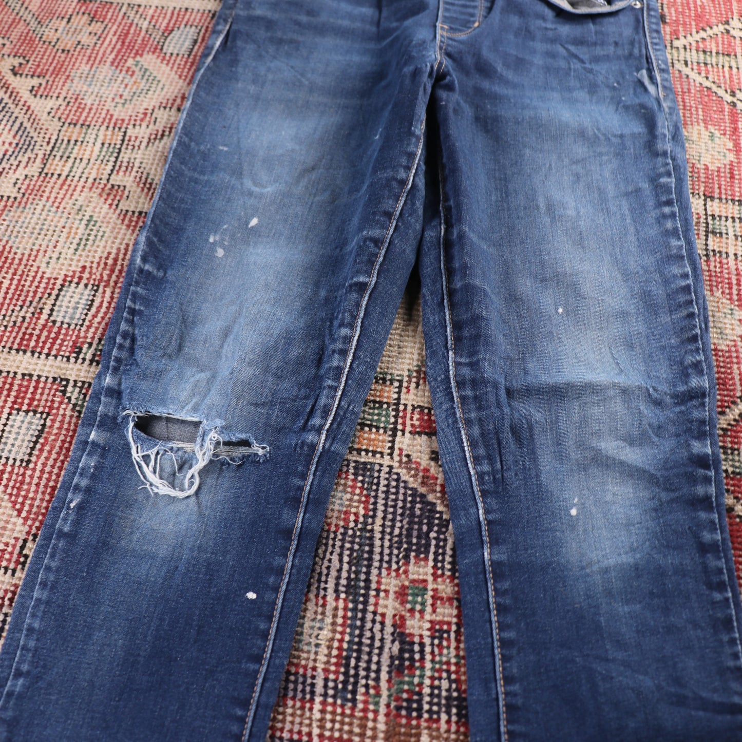 Levi's Red Tab W28 L28 Skinny Low Rise Blue Denim Jeans